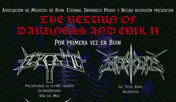 The Return of Darkness and Evil II: Acrostic, Miserycore, Invocation Spells y más este 12 de julio
