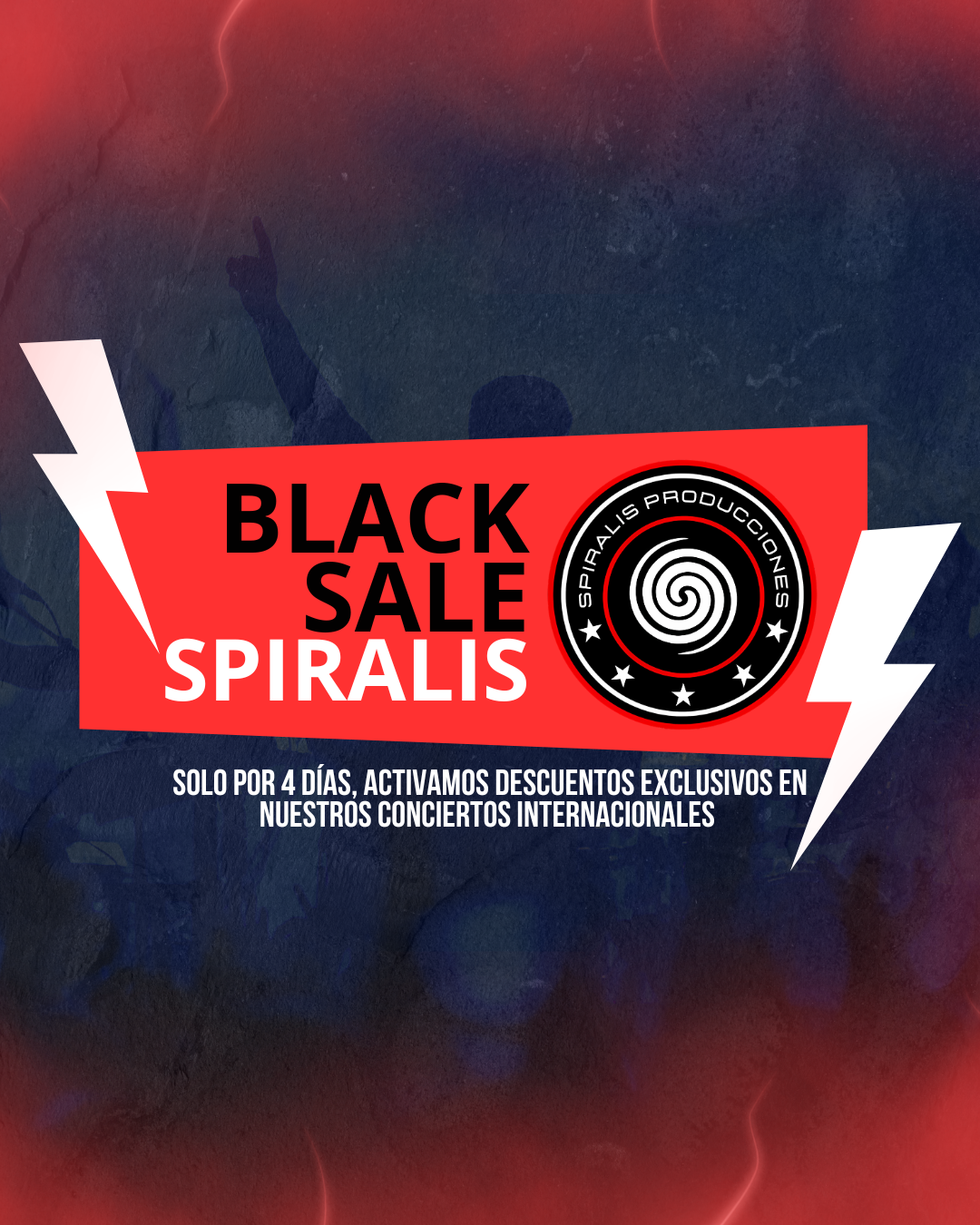 Spiralis Pro se suma al Black Sale con 30% de descuento en shows internacionales